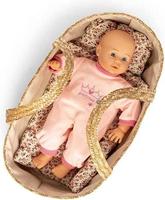 Rieten poppendraagmand - 50 cm - thumbnail