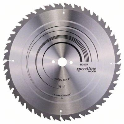 Bosch Accessories Standard for Wood Speed 2608640684 Hardmetaal-cirkelzaagblad 400 x 30 x 3.5 mm Aantal tanden: 36 1 stuk(s) Bosch Accessories Standard for Wood Speed 2608640684 Hardmetaal-cirkelzaagblad 400 x 30 x 3.5 mm Aantal tanden: 36 1 stuk(s)