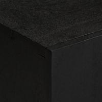 tv-meubel 105x33x46 cm bewerkt hout zwart - thumbnail