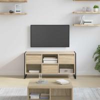 TV-kast met lade Sonoma 100 x 36 x 49,5 cm Bewerkt hout - thumbnail