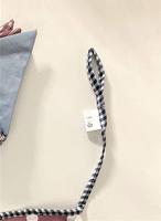 Goki katoenen vlaggenlijn blauw/rood - thumbnail