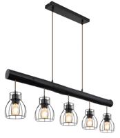 Globo HanglampMina zwart 5-lichts - 15326-5NB - thumbnail