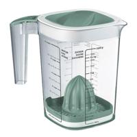 Rotho Loft Multipurpose Maatbeker 1.5L + Citruspers Mistletoe Groen/Transparant - thumbnail