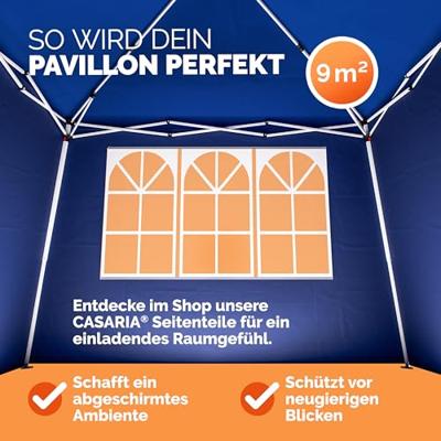 Vouwbare Partytent Capri 3x3m Donkerblauw