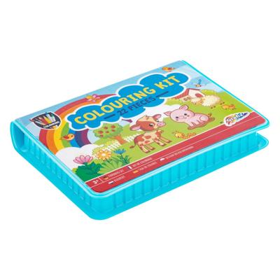 Grafix Kleurkoffer klein boerderij, 22dlg.