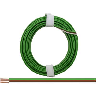 Donau Elektronik 318-5 Draad 3 x 0.14 mm² Groen, Bruin, Wit 5 m