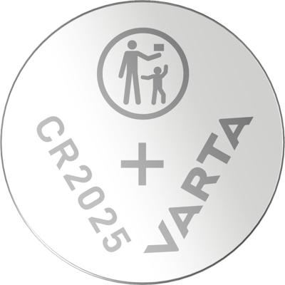 Varta CR2025, Lithium Knoopcellen Batterijen, 3V Batterij in Originele Blisterverpakking, 10-Pack