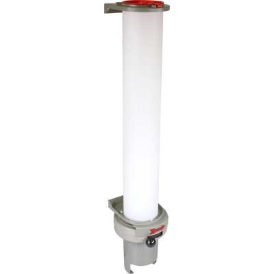 Bekerdispenser | met hendel | wit/grijs | 1 stuks