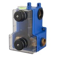 Wiesbaden inbouwdeel+box 2-wegs douchethermostaat - thumbnail