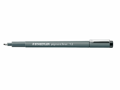Fineliner staedtler pigment 308 1.2mm zwart