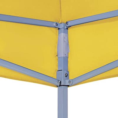 VidaXL Partytentdak 270 g/m² 4,5x3 m geel - thumbnail