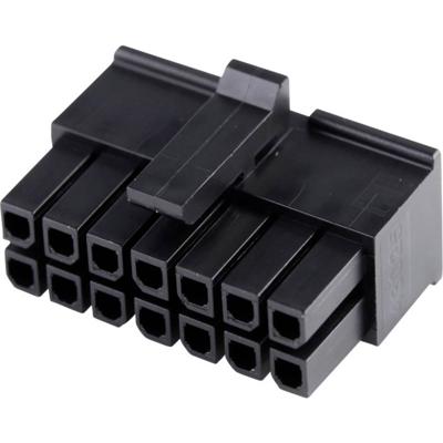Molex 430251400 Female behuizing (kabel) Totaal aantal polen: 14 Rastermaat: 3 mm Inhoud: 1 stuk(s) Bag