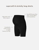 Noppies Niru Naadloze Sensil Zwangerschapsshort Hoog Lange Pijp Black - thumbnail