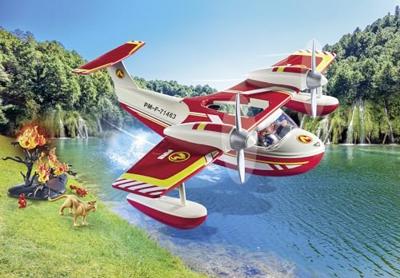 Playmobil 71463 Action Heroes Brandweervliegtuig - thumbnail
