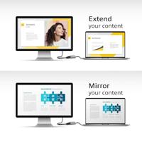 ACT USB-C naar HDMI female adapter, 4K - thumbnail