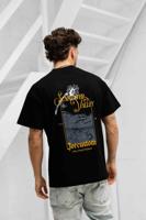 Jorcustom Sunflower Valley Loose Fit T-Shirt Heren Zwart - Maat XL - Kleur: Zwart | Soccerfanshop - thumbnail