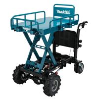 Makita DCU601Z Accu Transporter met schaarlift LXT 2X18 V Basic Body - thumbnail