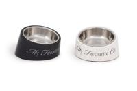 Designed by Lotte - Kattenvoerbak - Grijs - Diam. 14 cm - thumbnail