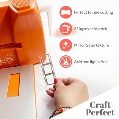 Tonic Studios • mirror card satin a4 x5 black velvet