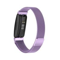 Fitbit Inspire 2 & Ace 3 Milanese bandje - Maat: Large - Lila - thumbnail