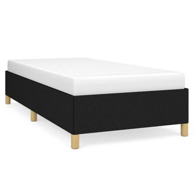 Bedframe zonder matras 80x200 cm stof zwart