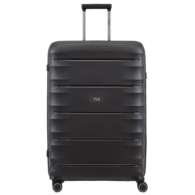 Titan Highlight 4 Wiel Trolley L black Harde Koffer