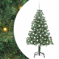 VidaXL Kerstboom met 300 led met standaard groen 180 cm pvc - thumbnail