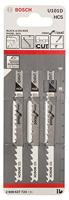 Bosch Accessories 2608637723 Decoupeerzaagblad U 101 D, Clean for Wood 3 stuk(s) - thumbnail