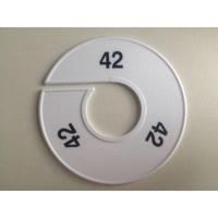 Maatring 11 cm wit/zwart 42 - thumbnail