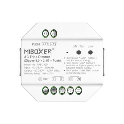 MiBoxer Zigbee 3.0 + 2.4GHz Dimmodule 300W - Slimme dimmer met app- en spraakbediening