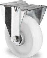 Promat/Tecwerk Bokwiel | Wiel-Ø 100 mm | draagvermogen 150 kg | polyamide | plaat L105xB80 mm - 3000276069 - thumbnail