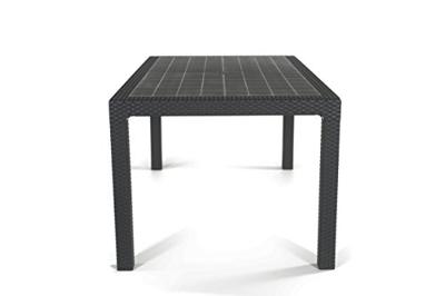 Keter tafel Melody - grijs - 160x94,5x74,5 cm - Leen Bakker
