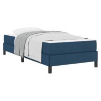 Boxspring bed Anders Blauw 90 x 190 cm Stof - thumbnail