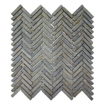 Mozaiek Parquet 1x4.8 30x30 cm Marmer Light Grey Visgraat Stabigo Mozaiek Parquet 1x4.8 30x30 cm Marmer Light Grey Visgraat Stabigo