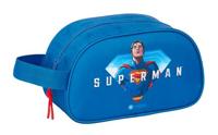 Reistasje Superman Blauw 26 x 15 x 12 cm - thumbnail