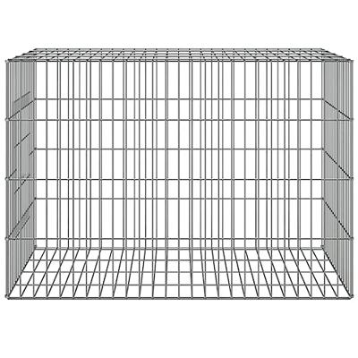 VidaXL Konijnenkooi 78x54x54 cm gegalvaniseerd ijzer