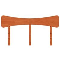 Hoofdbord 160 cm massief grenenhout wasbruin - thumbnail