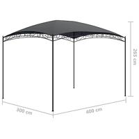 Prieel 180 g/m 3x4x2,65 m antraciet - thumbnail