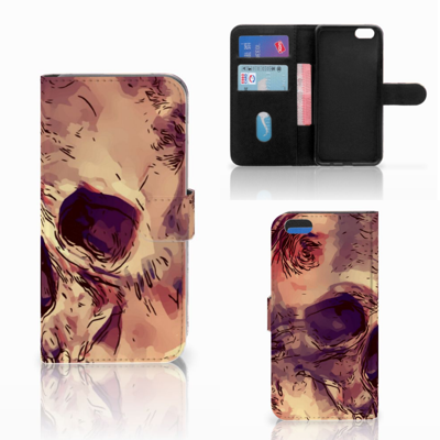 Telefoonhoesje met Naam Apple iPhone 6 Plus | 6s Plus Skullhead