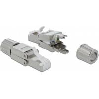 Delock 86477 RJ45-stekker Cat.6A STP zonder gereedschap - thumbnail