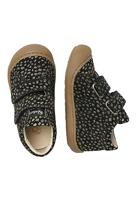 NATURINO® suède schoentjes 'eerste stapjes' ponyprint NATURINO® zwart - thumbnail