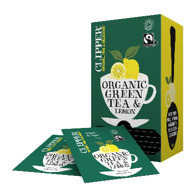 Clipper green tea lemon bio (6x 25 stuks)