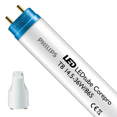 PHILIPS - LED TL Buis T8 met Starter - CorePro LEDtube EM 865 - 120cm - 14.5W - Helder/Koud Wit 6500K | Vervangt 36W