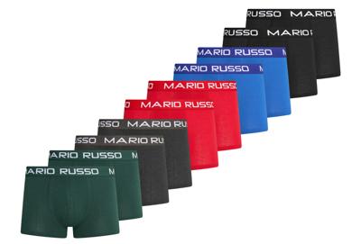 Mario Russo 10-pack Boxers - 5 kleuren in één set
