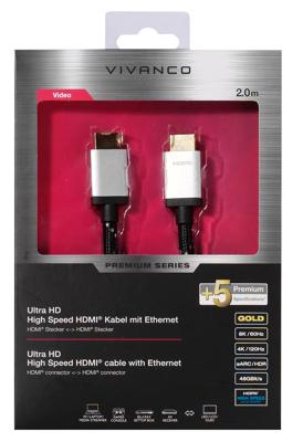 HDMI-Kabel Vivanco 2M 8K HDR