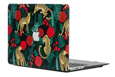 Lunso MacBook Pro 13 inch (2012-2015) cover hoes - case - Leopard Roses Lunso MacBook Pro 13 inch (2012-2015) cover hoes - case - Leopard Roses