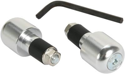 Vicma Handlebar plugs 13.5 mm silver, 618pl