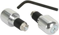 Vicma Handlebar plugs 13.5 mm silver, 618pl - thumbnail