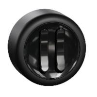 ELSO dubbele wisselschakelaar RENOVA zwart 16 A 1 stuk(s) - thumbnail