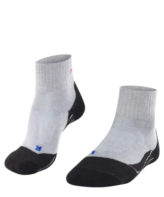 Falke TK2 Explore Cool Korte Wandelsok Dames Light Grey 37-38